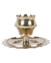 Gold Metal Incense Stand